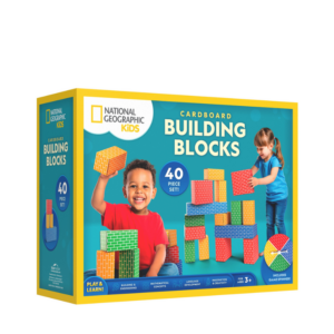 National Geographic Kids Jumbo Cardboard Building Blocks